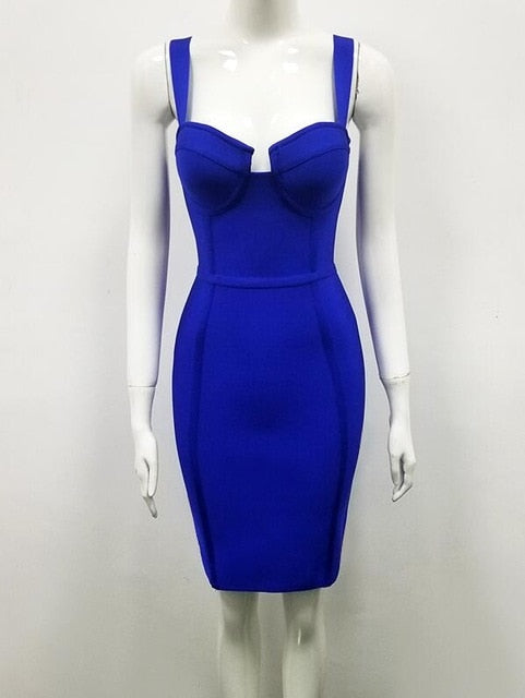 Rayon Bandage Party Dress - LEPITON