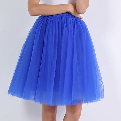 Puffy Five-Layer Tulle Skirt - LEPITON