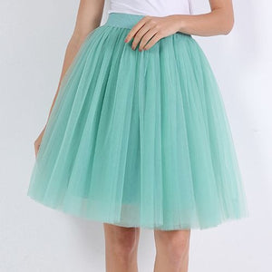 Puffy Five-Layer Tulle Skirt - LEPITON