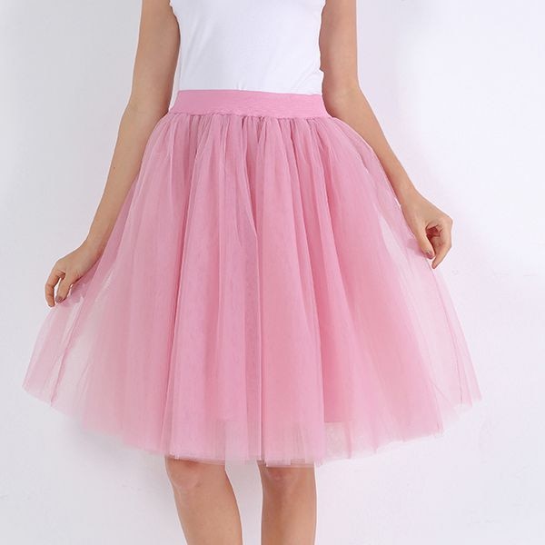 Puffy Five-Layer Tulle Skirt - LEPITON