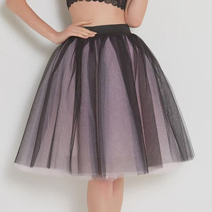 Puffy Five-Layer Tulle Skirt - LEPITON