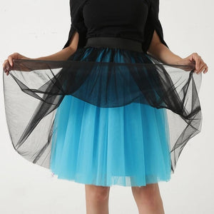 Puffy Five-Layer Tulle Skirt - LEPITON