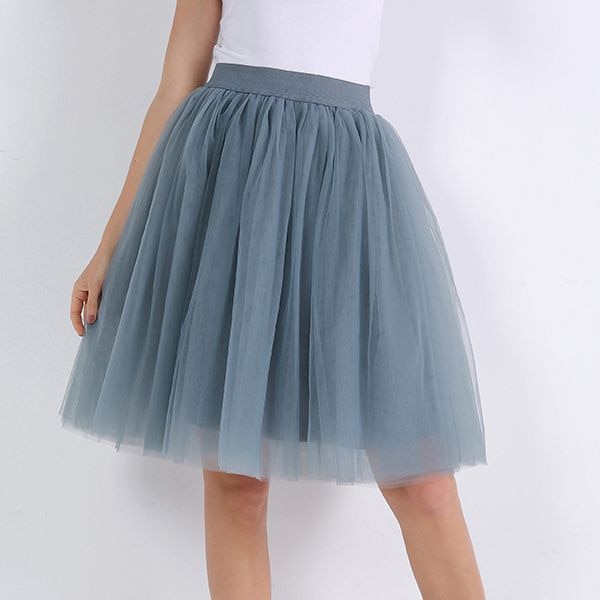 Puffy Five-Layer Tulle Skirt - LEPITON