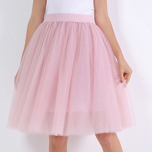 Puffy Five-Layer Tulle Skirt - LEPITON