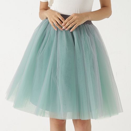 Puffy Five-Layer Tulle Skirt - LEPITON