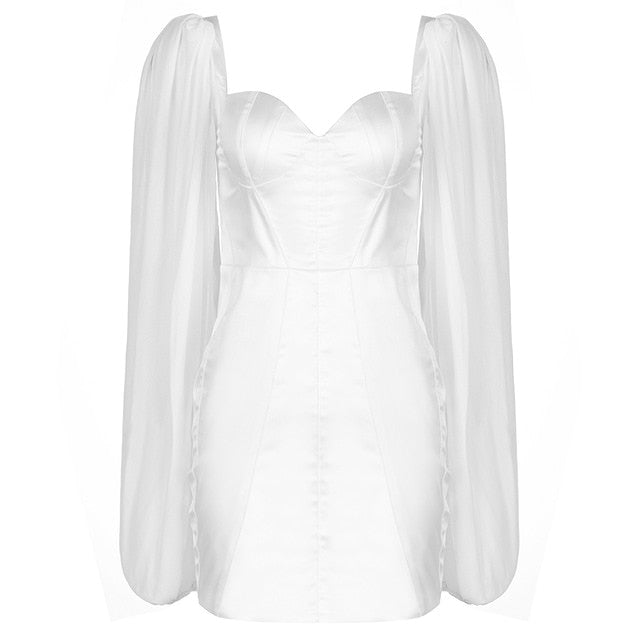 Long Sleeve Backless Designer Dress - LEPITON