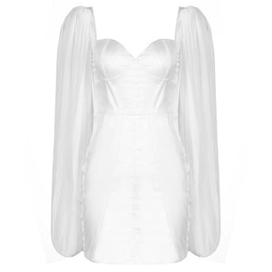 Long Sleeve Backless Designer Dress - LEPITON