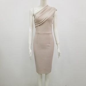 One-Shoulder Bodycon Bandage Dress - LEPITON