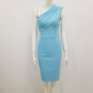 One-Shoulder Bodycon Bandage Dress - LEPITON