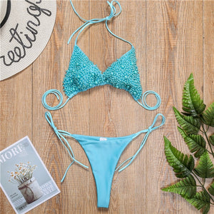 Pearl Push-Up Bikini Set - LEPITON