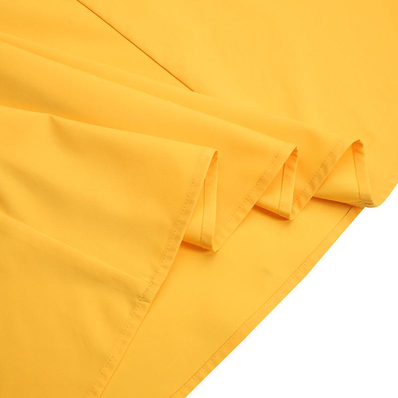 High-Waist Solid A-line Maxi Skirt - LEPITON