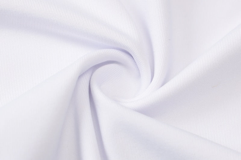 White Diamond Thin Strap Bodycon Mini Dress - LEPITON