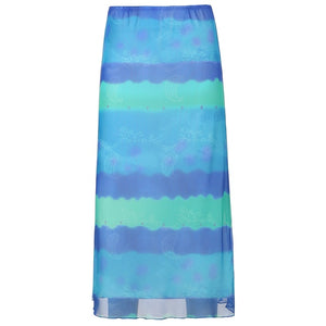 Retro Straight High-Waisted Skirt - LEPITON