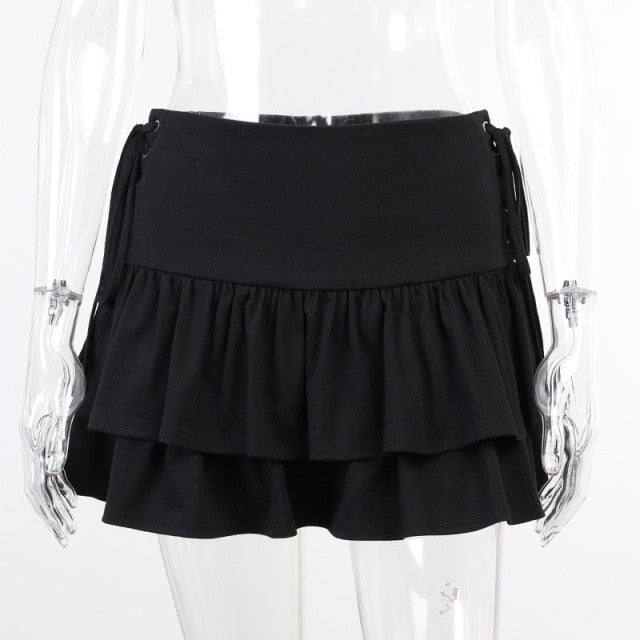 High-Waist Bandage Mini Skirt - LEPITON