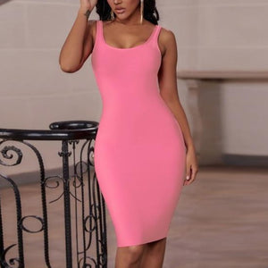 Quality Sleeveless Bodycon Evening Dress - LEPITON