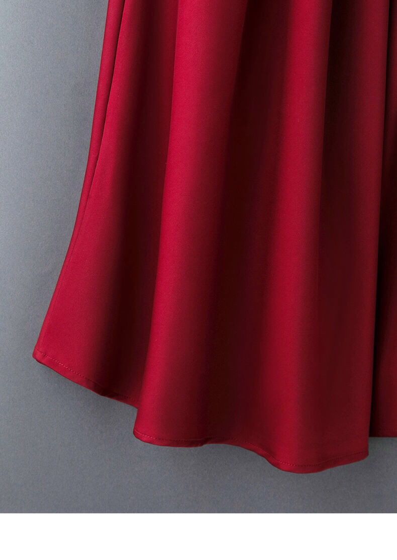 Elegant Silk Midi Skirt - LEPITON